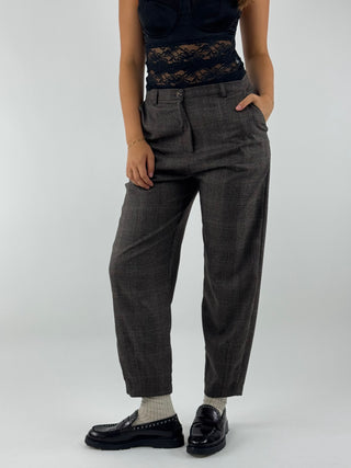 Pantalone sigaretta check - M09036