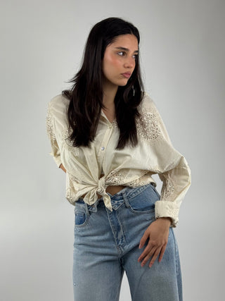 Camicia ricamo - S26M566
