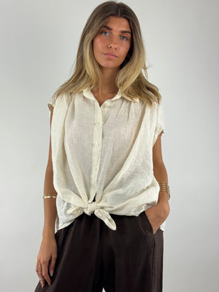 Camicia Lino nodo - 33132LI