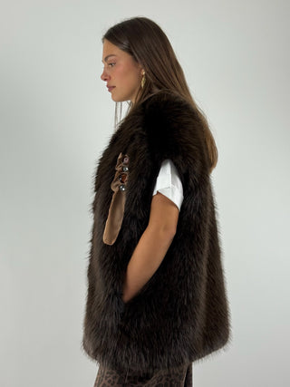 Gilet ecopelliccia - S38M0107