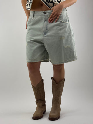 Jeans bermuda - V02O0057