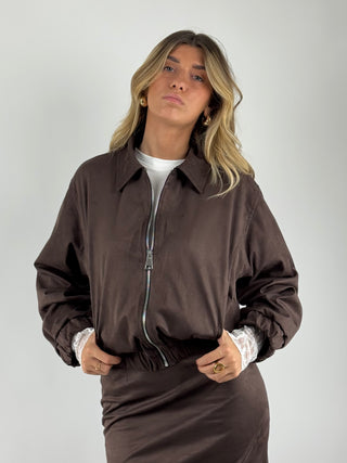 Bomber ecodainetto con zip - J758Z69