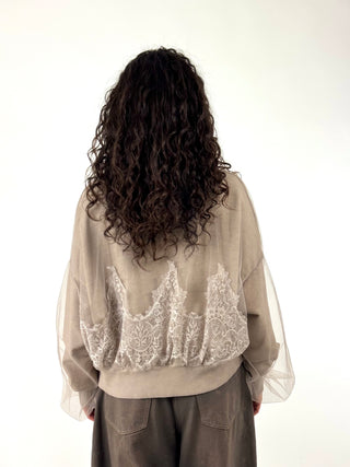 Felpa Beige - D03E0414