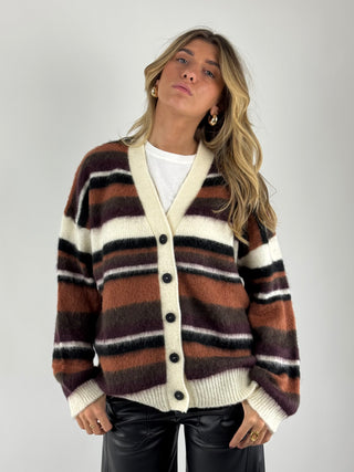 Cardigan a righe - 55178F