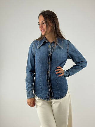 Camicia in denim sfiancata - GIANNA-C-AI25