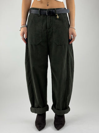 Pantalone stellina velluto - 59054P