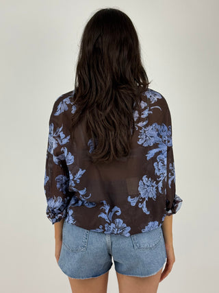 Camicia fiori - S26CI38