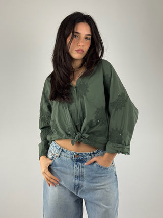 Camicia ricamo S26M239RI