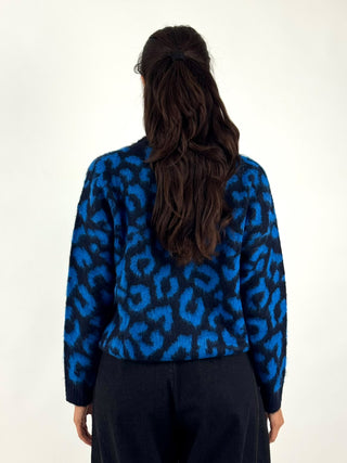 Maglia jacquard animalier - 7AC7200