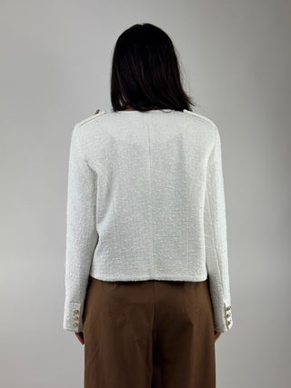 Giacca napoleon in boucle  - 26B3718