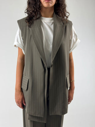 Gilet gessato - GL01051