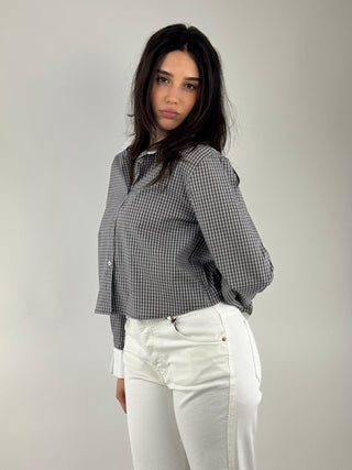 Camicia check crop - 1213PE26