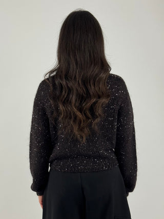 Cardigan con paillettes - B40D0196
