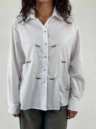 Camicia con ricami - 39835G