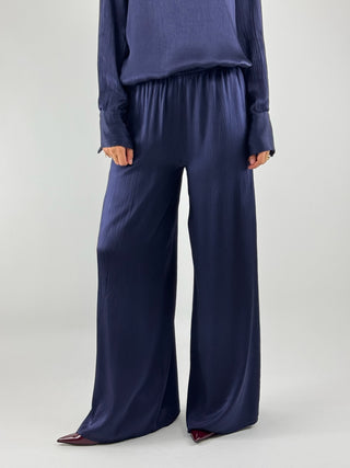 Pantalone a palazzo con elastico - PWG-P029