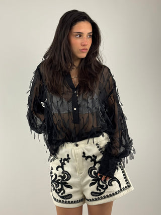 Camicia frange - A02N0040