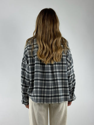 Camicia over sfrangiata - FW123N