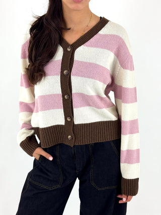 Cardigan a righe - 7AC7137