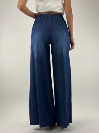 Pantapalazzo chambray - S26M775