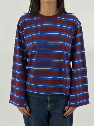 T-shirt over a righe - SH005215