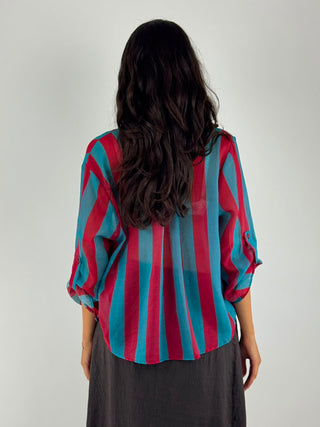 Camicia fantasia riga - CVS-Q422