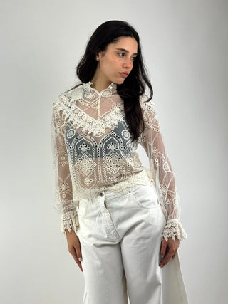 Camicia in pizzo - S26C645