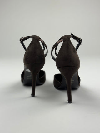 Decoltè scamosciato, tacco 10 cm - LF1742030CAM