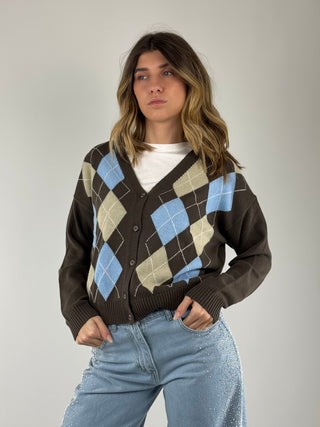 Cardigan rombi - D90106