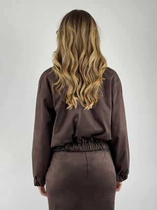 Bomber ecodainetto con zip - J758Z69