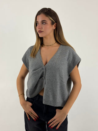 Gilet arricciato - D82449AI26