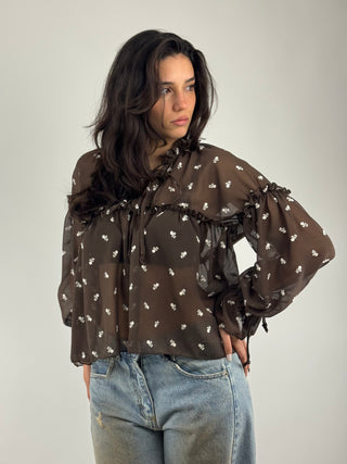 Camicia over ricamata - S33080