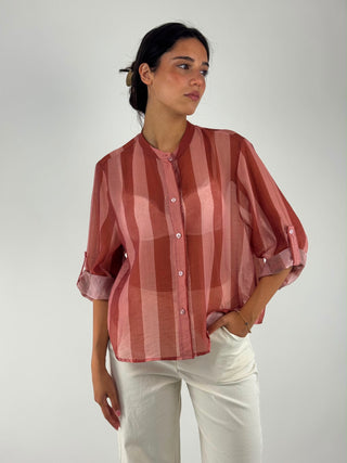 Camicia fantasia riga - CVS-Q422