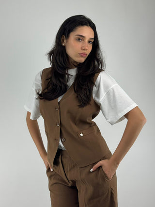 Gilet con foro posteriore - W39S0263