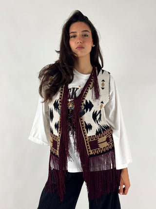 Gilet frange - 7AC7215