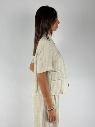 Blazer gessato - M02M1245