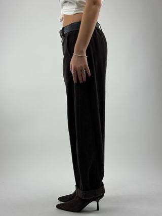 Pantalone stellina velluto - 59054P