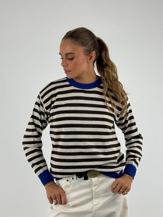 Maglia girocollo righe - MMA-R157