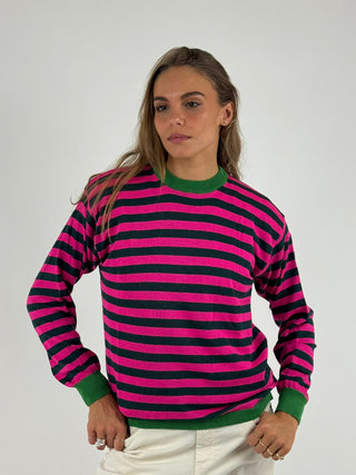 Maglia girocollo righe - MMA-R157