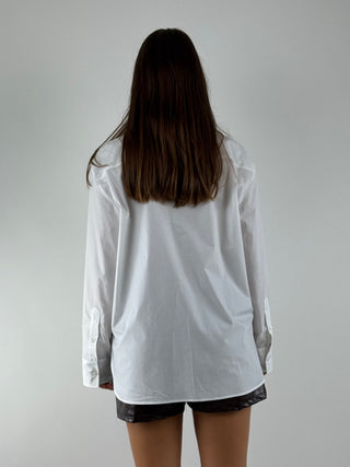 Camicia over con scritta - RF0278