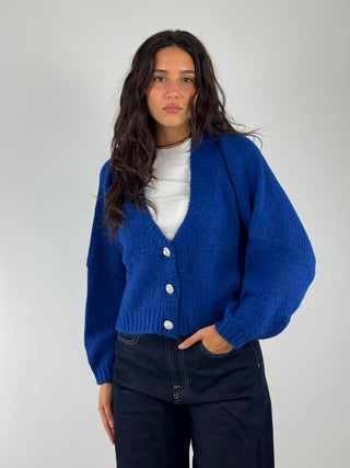 Cardigan bottoni gioiello - JIT-R027