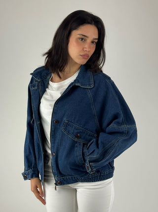 Bomber in jeans - 38959G