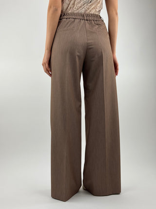 Pantalone palazzo con elastico - 16467/4701FIAM