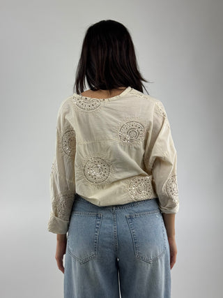 Camicia ricamo - S26M566