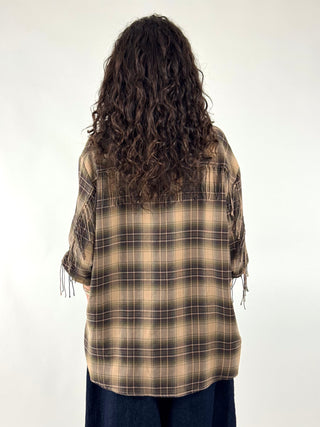 Camicia Oversize a Quadri - V03A0728