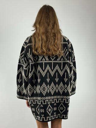 Cardigan etnico tramato - W5HMG43A400