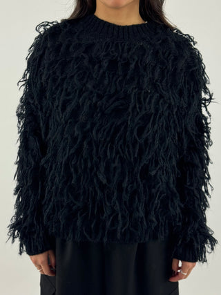 Maglione con frange - V40A0408
