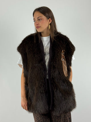 Gilet ecopelliccia - S38M0107