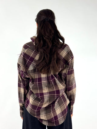 Camicia quadri borgogna - 27C6314