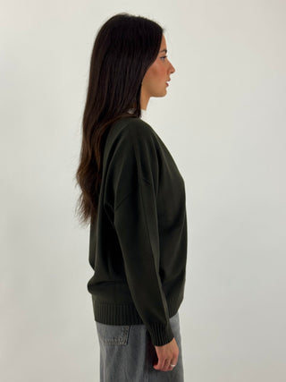 Cardigan scollo a V - 7AC7186