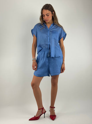 Camicia effetto denim - C50583AT